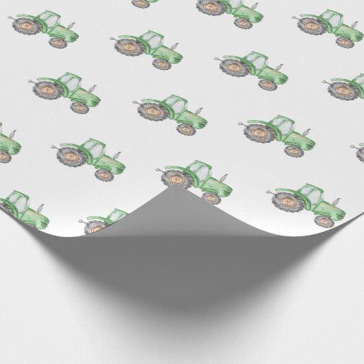 Verpakkingspapier voor trekkers | Waterverf tracto Cadeaupapier (Hoek)