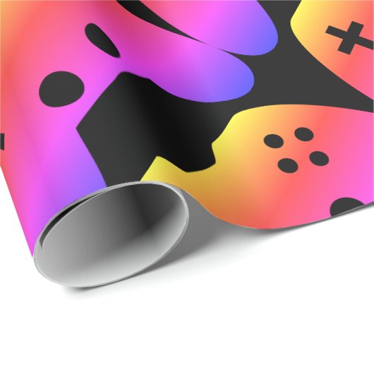 Verpakkingspapier voor videogame-controller cadeaupapier (Rol Hoek)