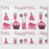 Verpakkingspapier voor vogeldagen cadeaupapier (Vlak)