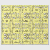 Verpakkingspapier voor vogelkat cadeaupapier (Vlak)