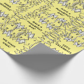 Verpakkingspapier voor vogelkat cadeaupapier (Hoek)