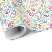 Verpakkingspapier voor vredes-gebarenteken cadeaupapier (Rol Hoek)