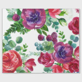 Verpakkingspapier - Waterverf flessenpatroon Cadeaupapier (Vlak)