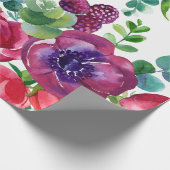 Verpakkingspapier - Waterverf flessenpatroon Cadeaupapier (Hoek)