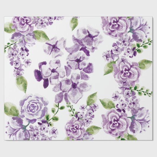 Verpakkingspapier - Waterverf flessenpatroon Cadeaupapier (Vlak)