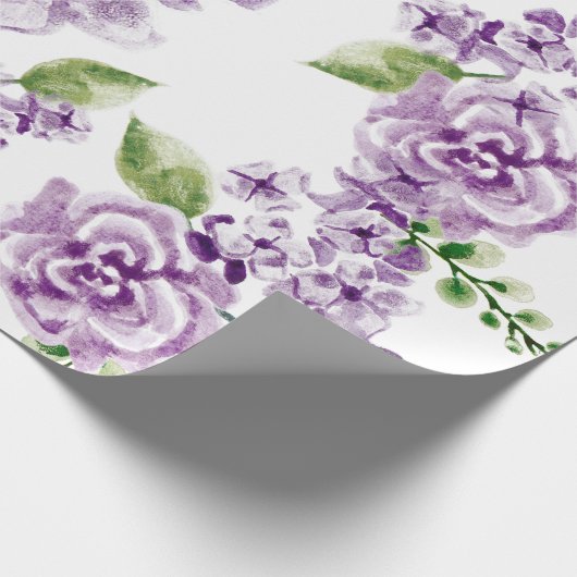 Verpakkingspapier - Waterverf flessenpatroon Cadeaupapier (Hoek)