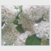 Verpakkingspapier - witte brandkranen cadeaupapier (Vlak)