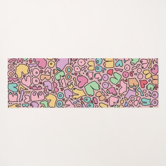 Verpakkingspapier Yogamat (Achterkant (horizontaal))