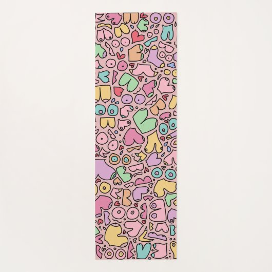 Verpakkingspapier Yogamat (Achterkant)