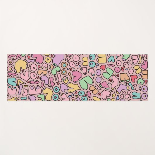 Verpakkingspapier Yogamat (Voorkant (horizontaal))