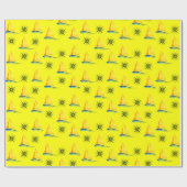 Verpakkingspapier Zeilboten Cadeaupapier (Vlak)