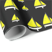 Verpakkingspapier Zeilboten Cadeaupapier (Rol Hoek)