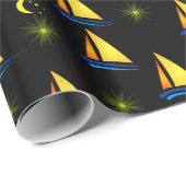Verpakkingspapier Zeilboten Cadeaupapier (Rol Hoek)
