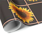 Verpakkingspapier Zonnebloem Cadeaupapier (Rol Hoek)