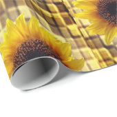 Verpakkingspapier Zonnebloem Cadeaupapier (Rol Hoek)