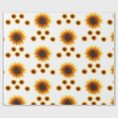 Verpakkingspapier Zonnebloem Cadeaupapier (Vlak)