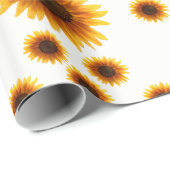 Verpakkingspapier Zonnebloem Cadeaupapier (Rol Hoek)