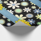 Verpakkingspapier Zonnebloem Cadeaupapier (Hoek)