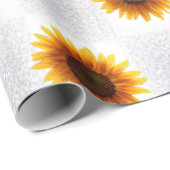 Verpakkingspapier Zonnebloem Cadeaupapier (Rol Hoek)