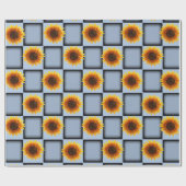 Verpakkingspapier Zonnebloem Cadeaupapier (Vlak)