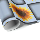 Verpakkingspapier Zonnebloem Cadeaupapier (Rol Hoek)