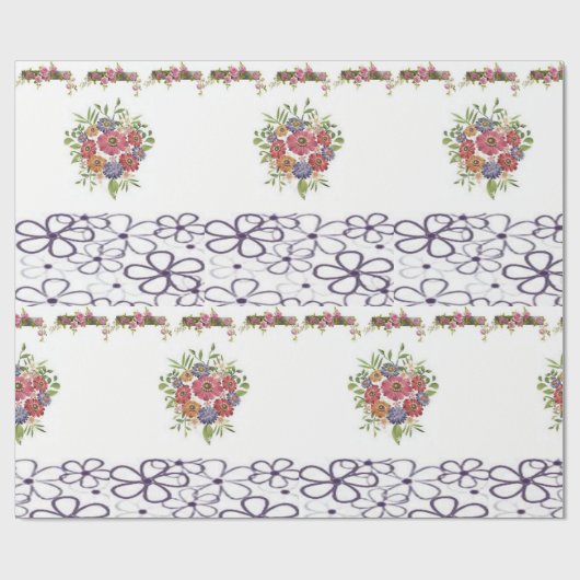 Verpakkingspapier Zonnebloem Cadeaupapier (Vlak)