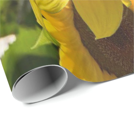 Verpakkingspapier Zonnebloem Cadeaupapier (Rol Hoek)