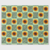 Verpakkingspapier Zonnebloem Cadeaupapier (Vlak)