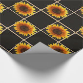 Verpakkingspapier Zonnebloem Cadeaupapier (Hoek)