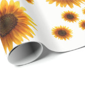 Verpakkingspapier Zonnebloem Cadeaupapier (Rol Hoek)