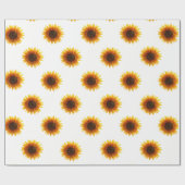 Verpakkingspapier Zonnebloem Cadeaupapier (Vlak)