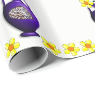 Verpakkingspapier Zonnebloem Cadeaupapier