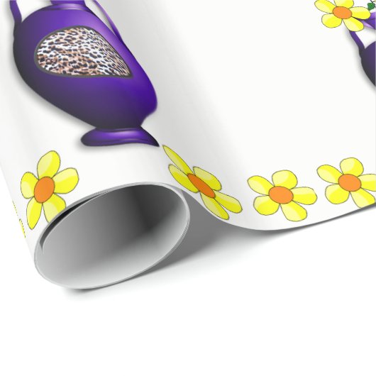 Verpakkingspapier Zonnebloem Cadeaupapier (Rol Hoek)