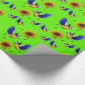 Verpakkingspapier Zonnebloem Cadeaupapier (Hoek)