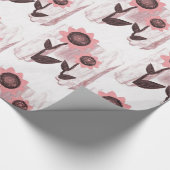 Verpakkingspapier Zonnebloem Cadeaupapier (Hoek)