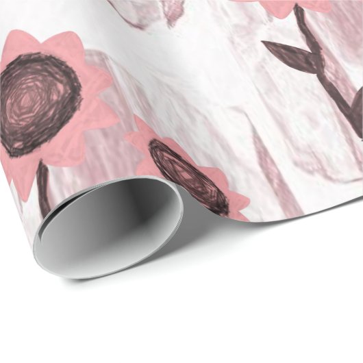 Verpakkingspapier Zonnebloem Cadeaupapier (Rol Hoek)