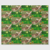 Verpakkingspapier Zonnebloem Cadeaupapier (Vlak)