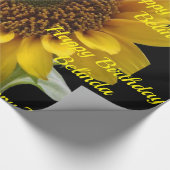 Verpakkingspapier Zonnebloem Cadeaupapier (Hoek)