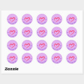 verpakkingstickers ronde sticker (Vel)