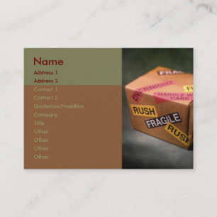 VerpakkingsVisitekaartje Visitekaartje