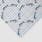 Verpakkingsweefsel - blauwe mariniers tissuepapier (Detail)