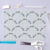 Verpakkingsweefsel - blauwe mariniers tissuepapier (Craft)