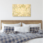 Verpakt Canvas Alphonse Mucha Peonies Pioen Rozen (Insitu (Slaapkamer))