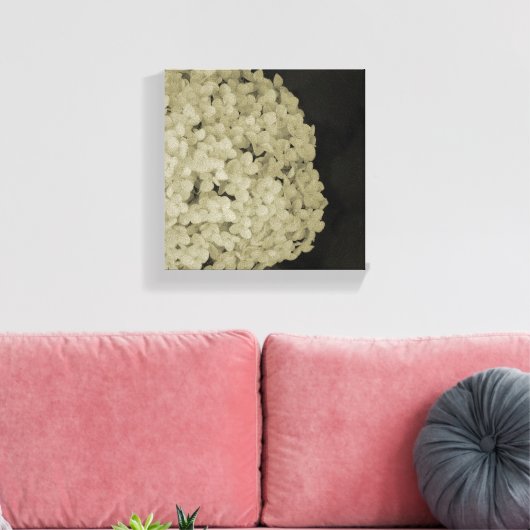Verpakt canvas bloem fotografie print artwork (Insitu (Woonkamer))
