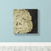 Verpakt canvas bloem fotografie print artwork (Insitu (Houten vloer))