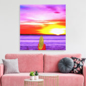 Verpakt canvas- hier op je te wachten canvas afdruk (Insitu (Woonkamer))