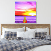 Verpakt canvas- hier op je te wachten canvas afdruk (Insitu (Slaapkamer))