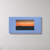 Verpakt Canvas met Sunset Scene (Voorkant)