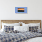 Verpakt Canvas met Sunset Scene Afdruk (Insitu (Slaapkamer))
