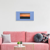 Verpakt Canvas met Sunset Scene Afdruk (Insitu (Woonkamer))